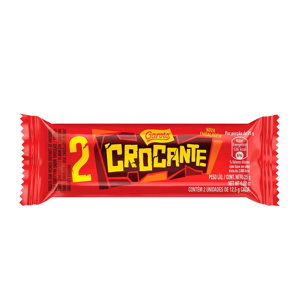CHOCOLATE CROCANTE GAROTO 25G