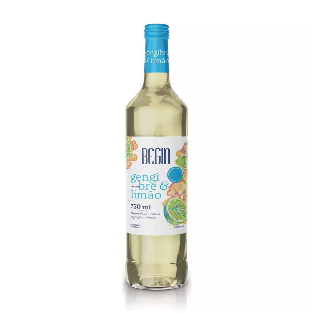 PREPARADO GENGIBRE E LIMAO BEGIN 750ML