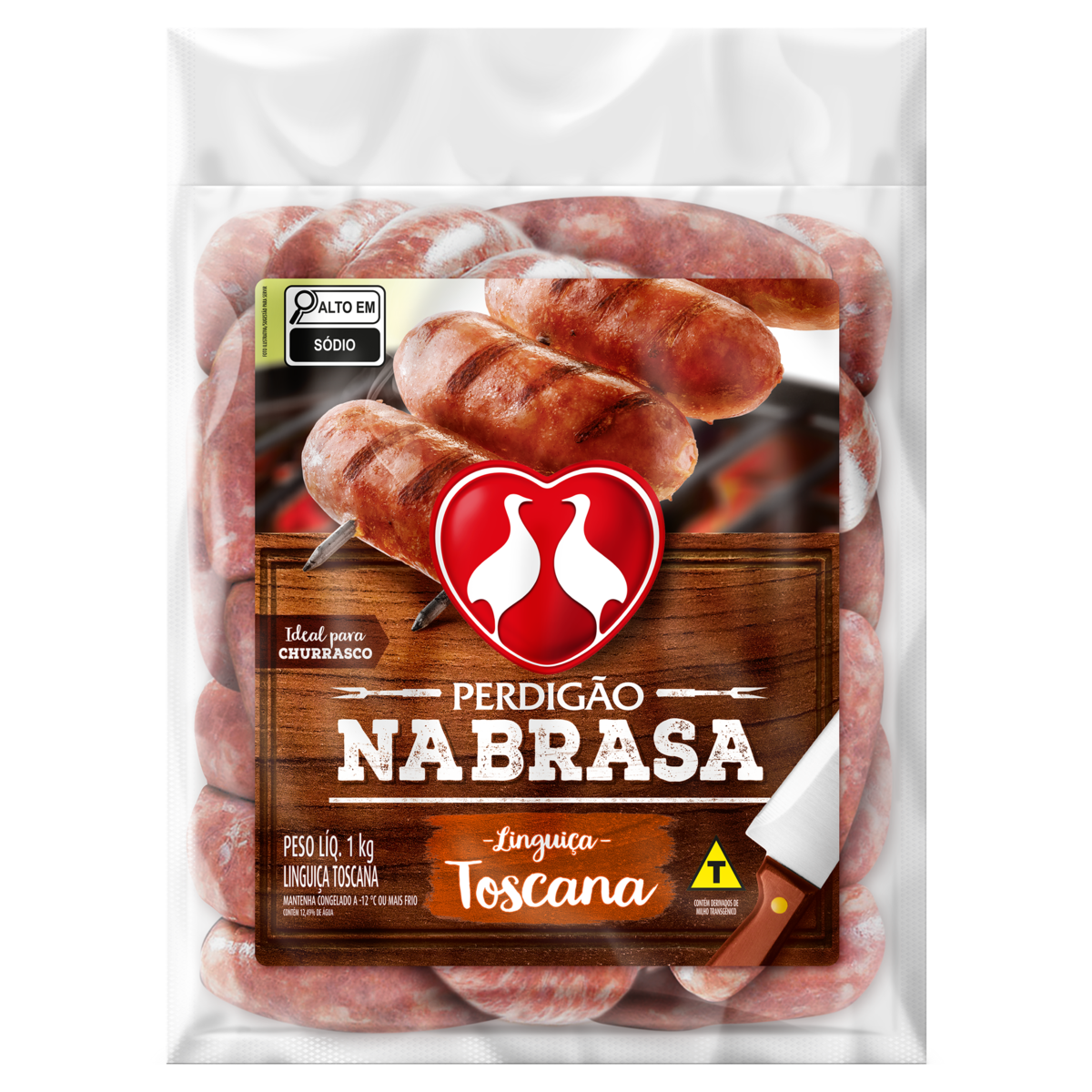 LINGUICA TOSCANA NABRASA PERDIGAO 1KG