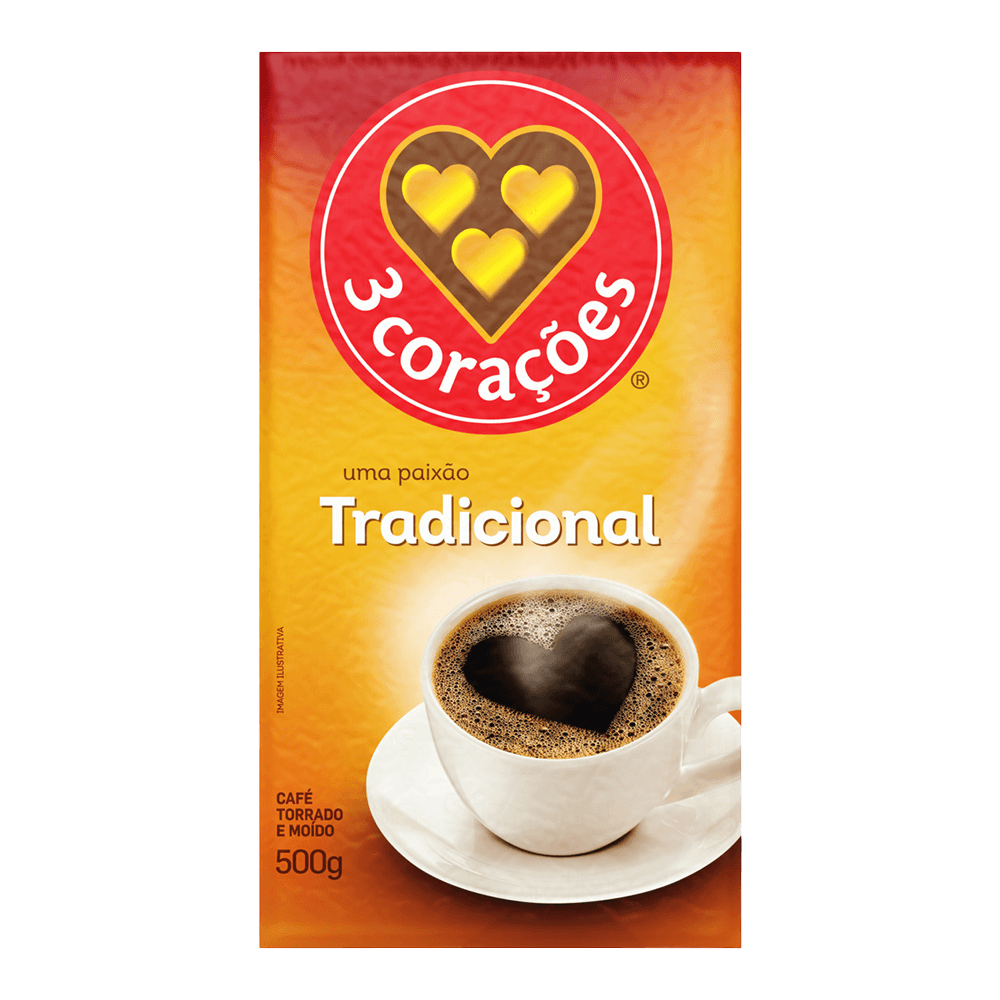 CAFE 3 CORACOES TRADICIONAL 500G