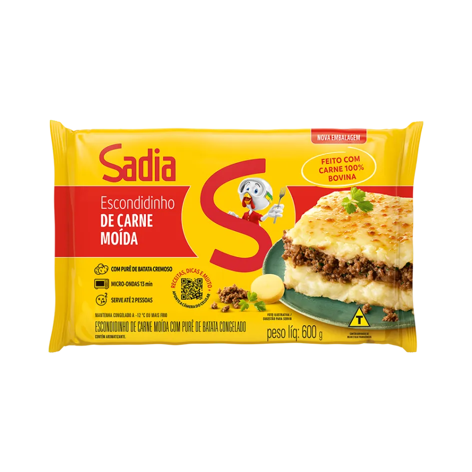ESCONDIDINHO DE CARNE MOIDA SADIA 600G
