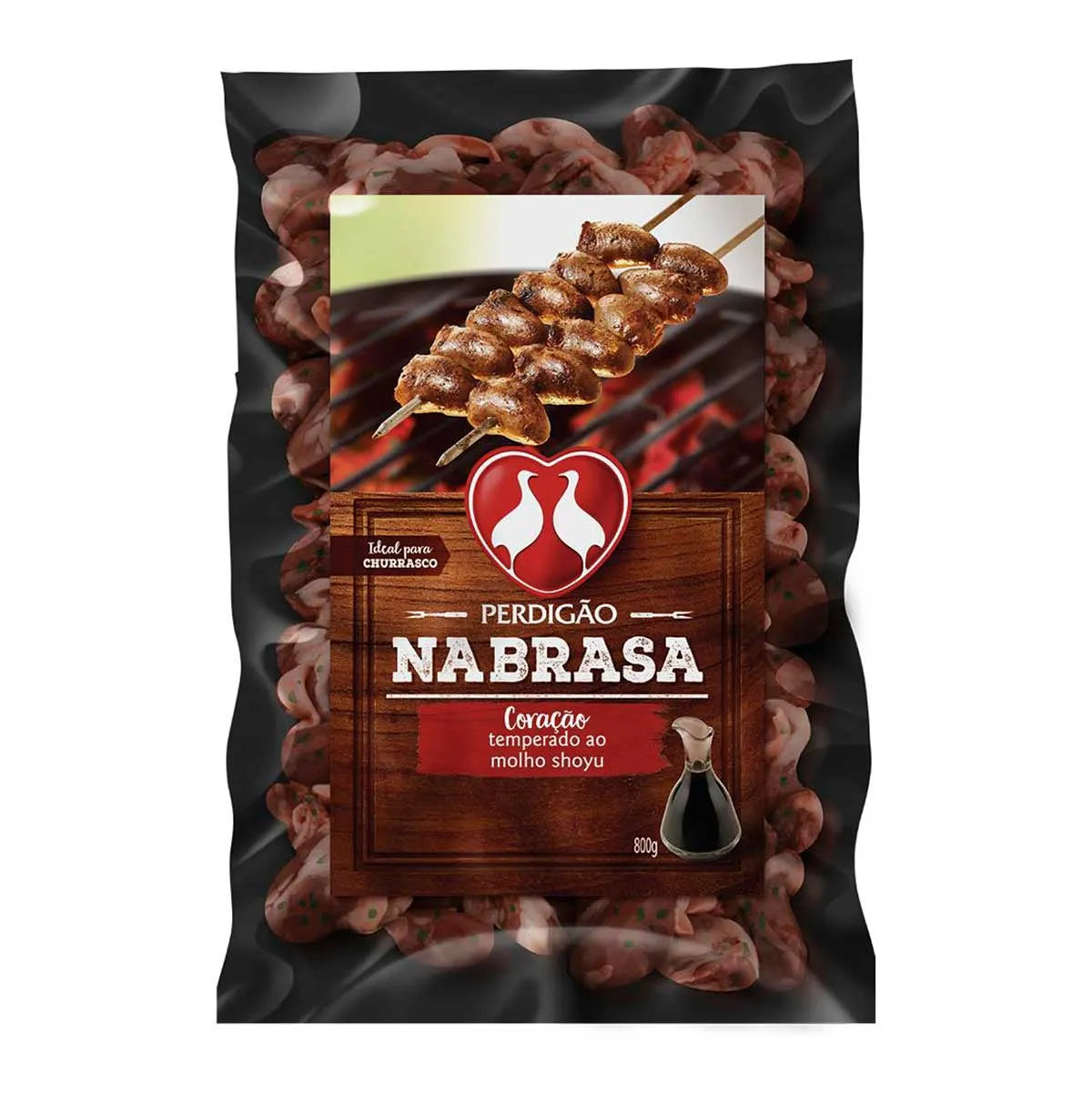 CORACAO FRANGO MOLHO SHOYU NA BRASA 800GR