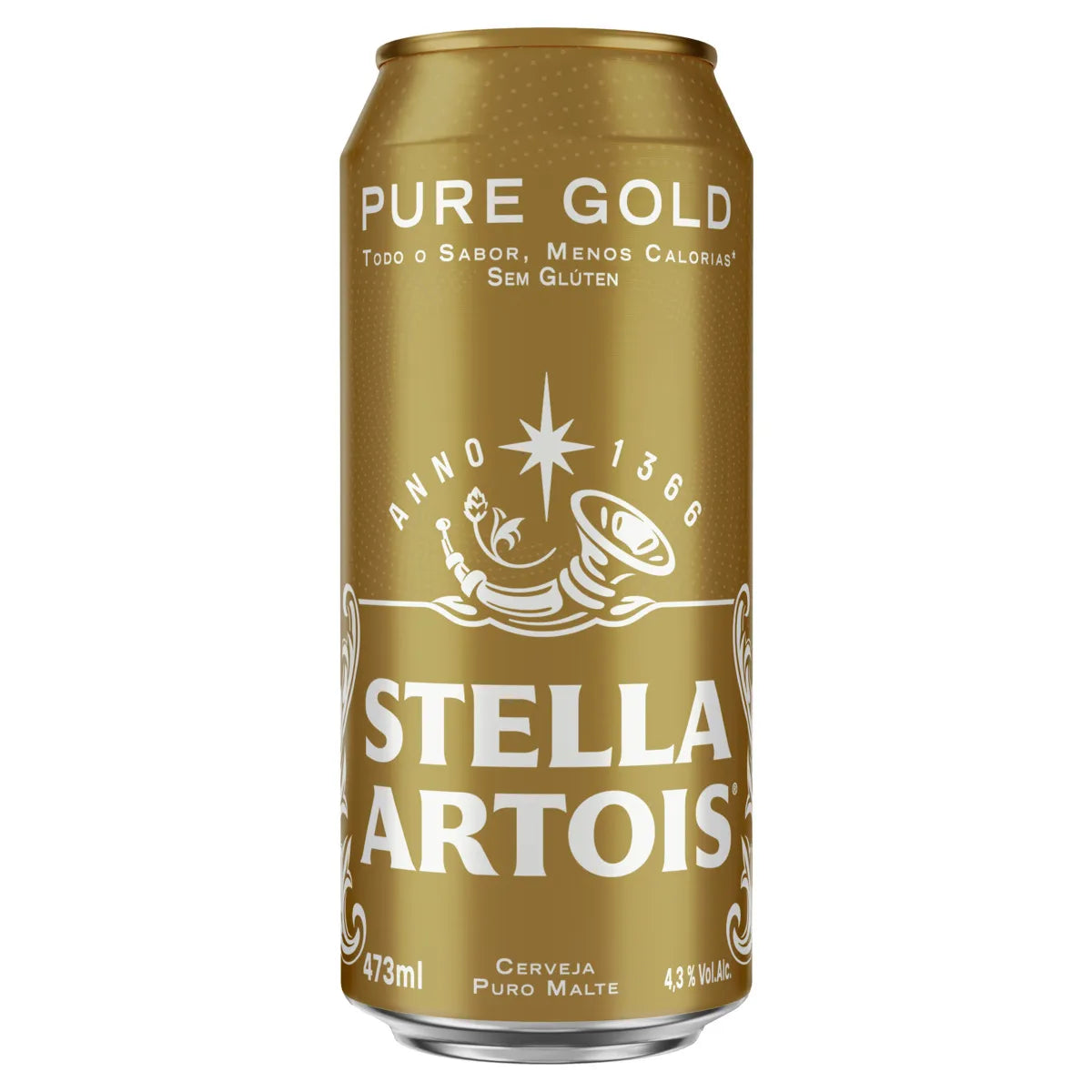 CERVEJA STELLA PURE GOLD LT 473ML