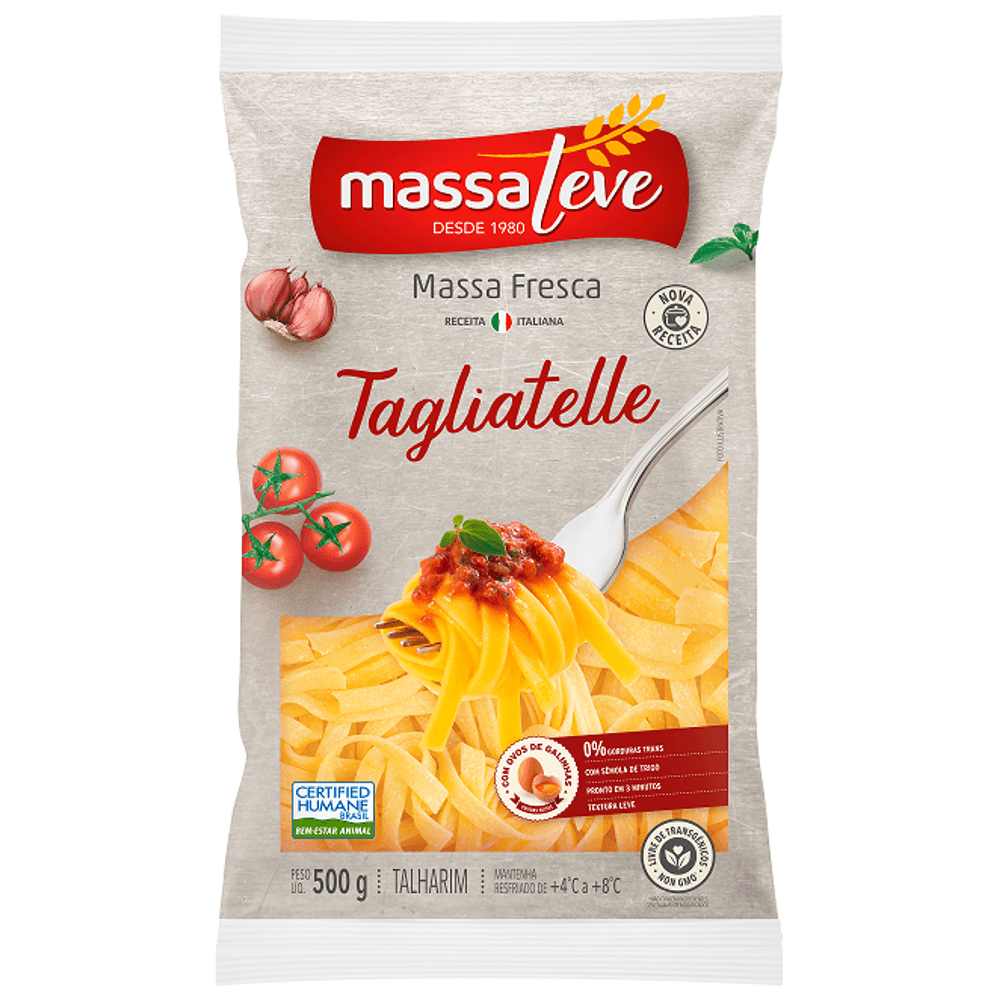 MASSA LEVE TAGLIATELLE 500GR
