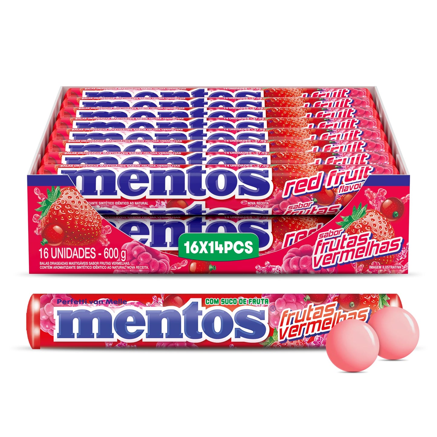 BALA MENTOS RED FRUIT