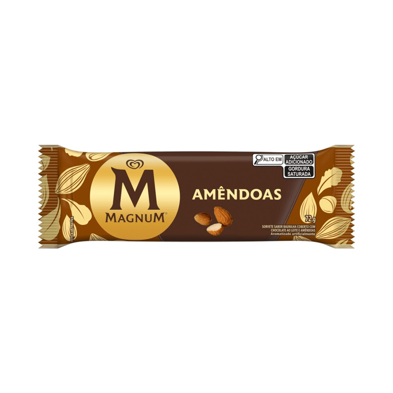 PICOLE KIBON MAGNUM AMENDOAS