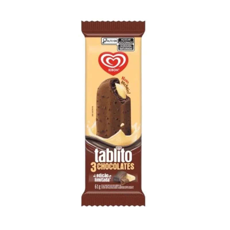 PICOLE KIBON TABLITO 3CHOCOLATES