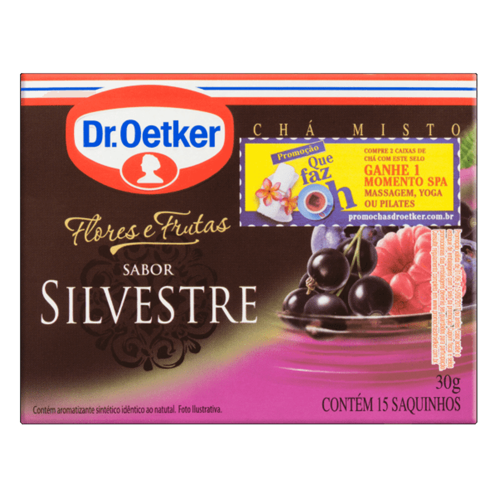 CHA DR.OETKER SILVESTRE 30 GR C/15 SACHES