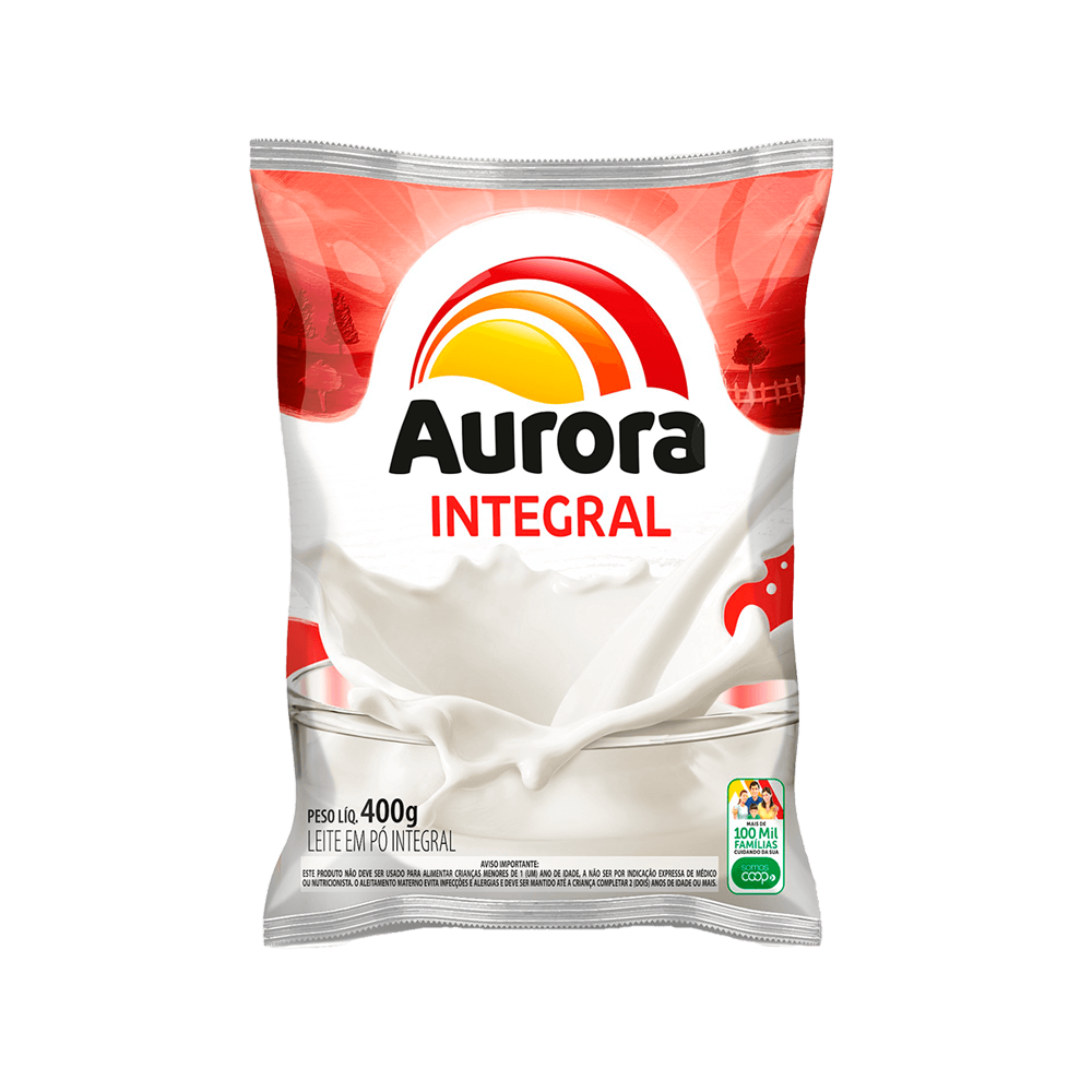 LEITE EM PO INTEGRAL AURORA 400G