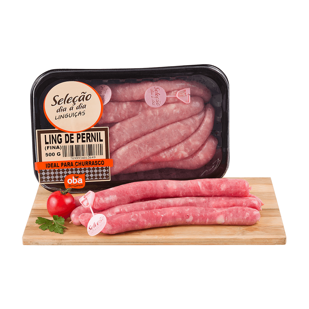 LINGUICA SUINA FRESCA SILVA 500G