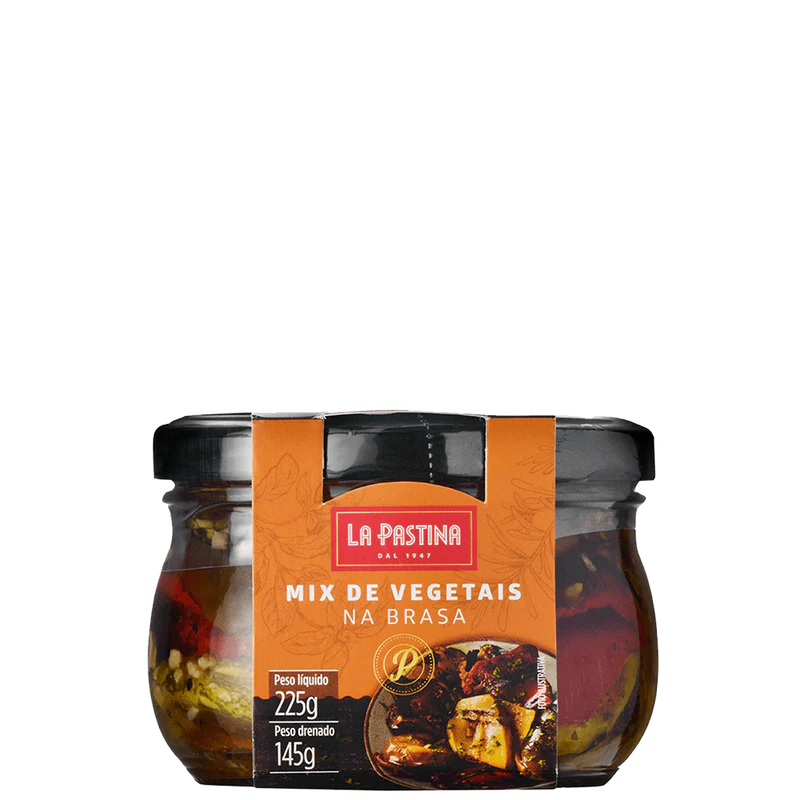 MIX DE VEGETAIS NA BRASA LA PASTINA 225G