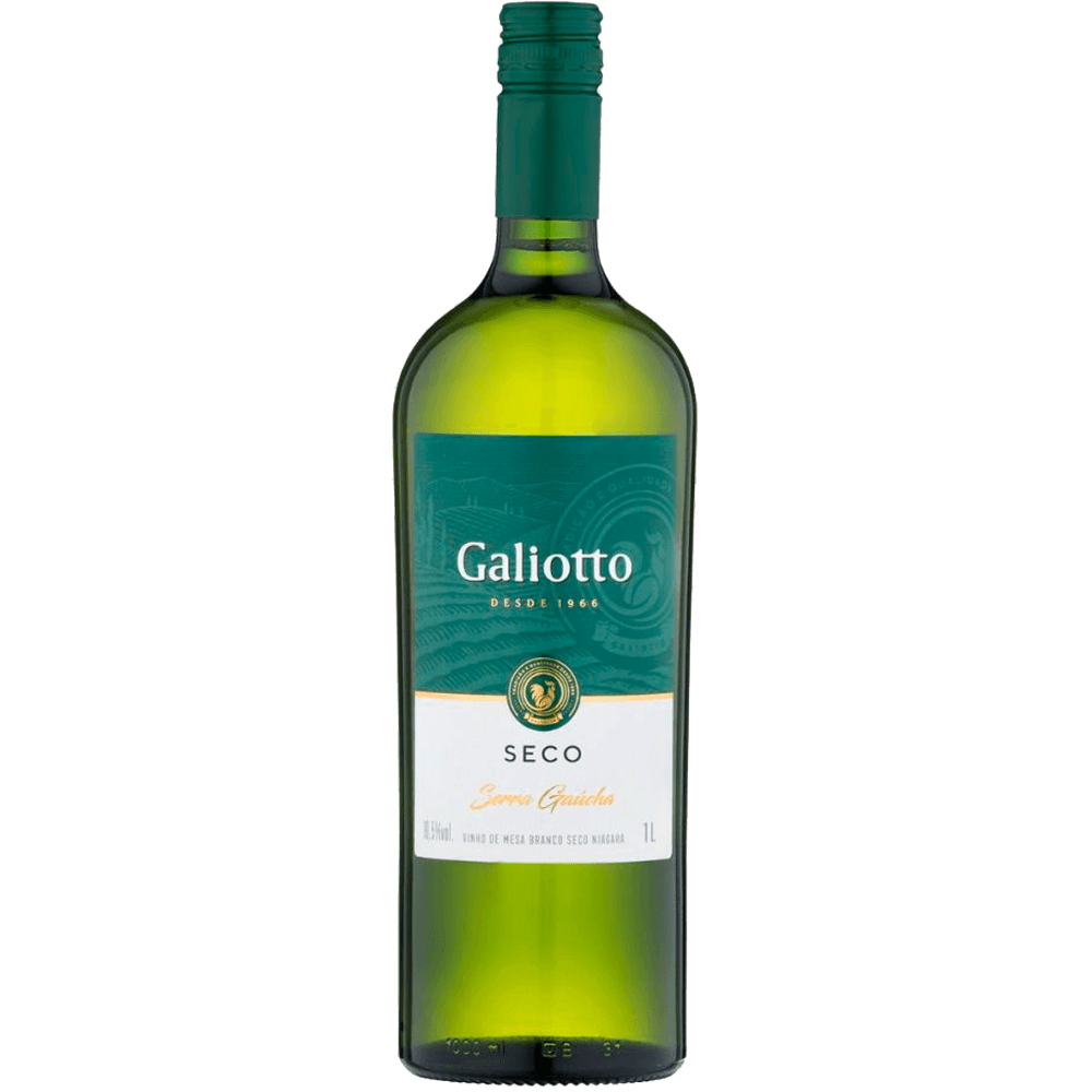 VINHO GALIOTTO BRANCO SECO 1 LITRO
