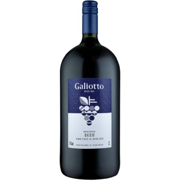 VINHO GALIOTTO TINTO SECO 2 LITROS