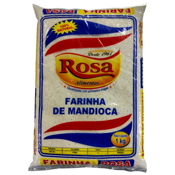 FARINHA DE MANDIOCA ROSA 1KG