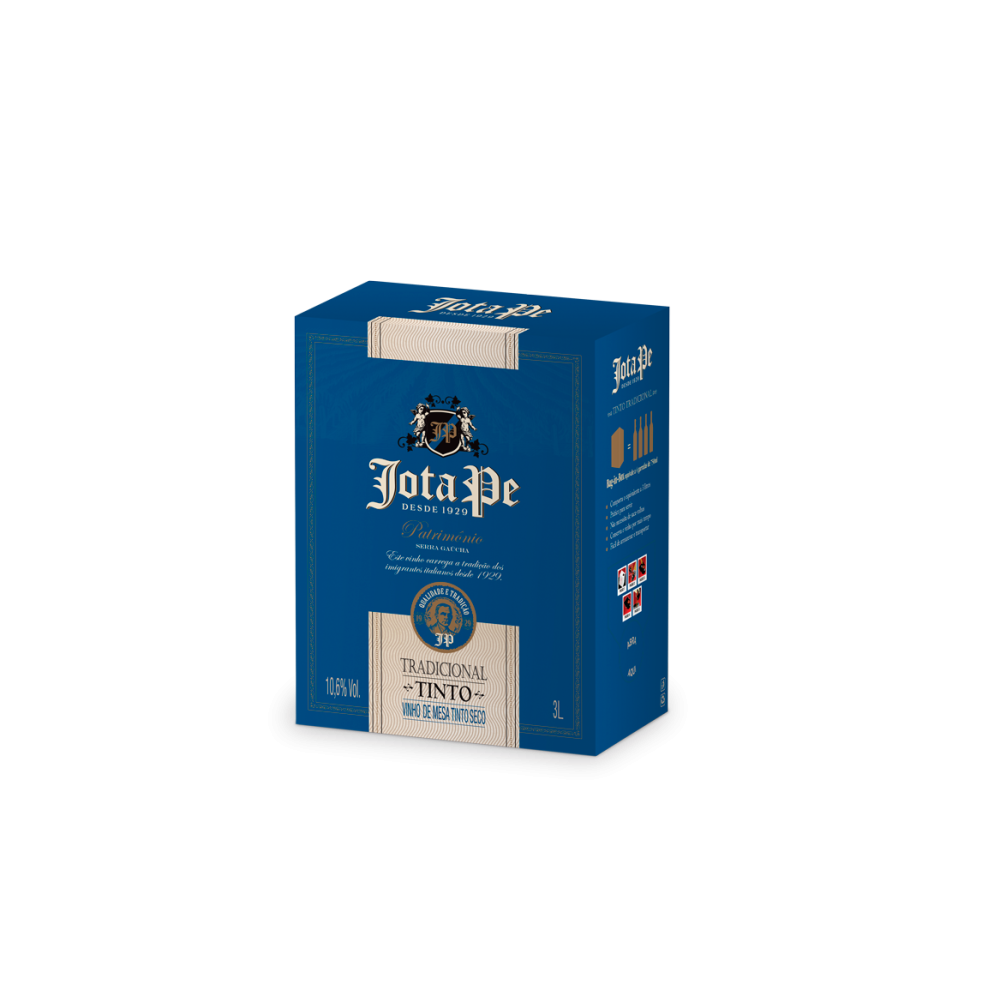 VINHO JOTA PE TINTO SECO BAG 3L