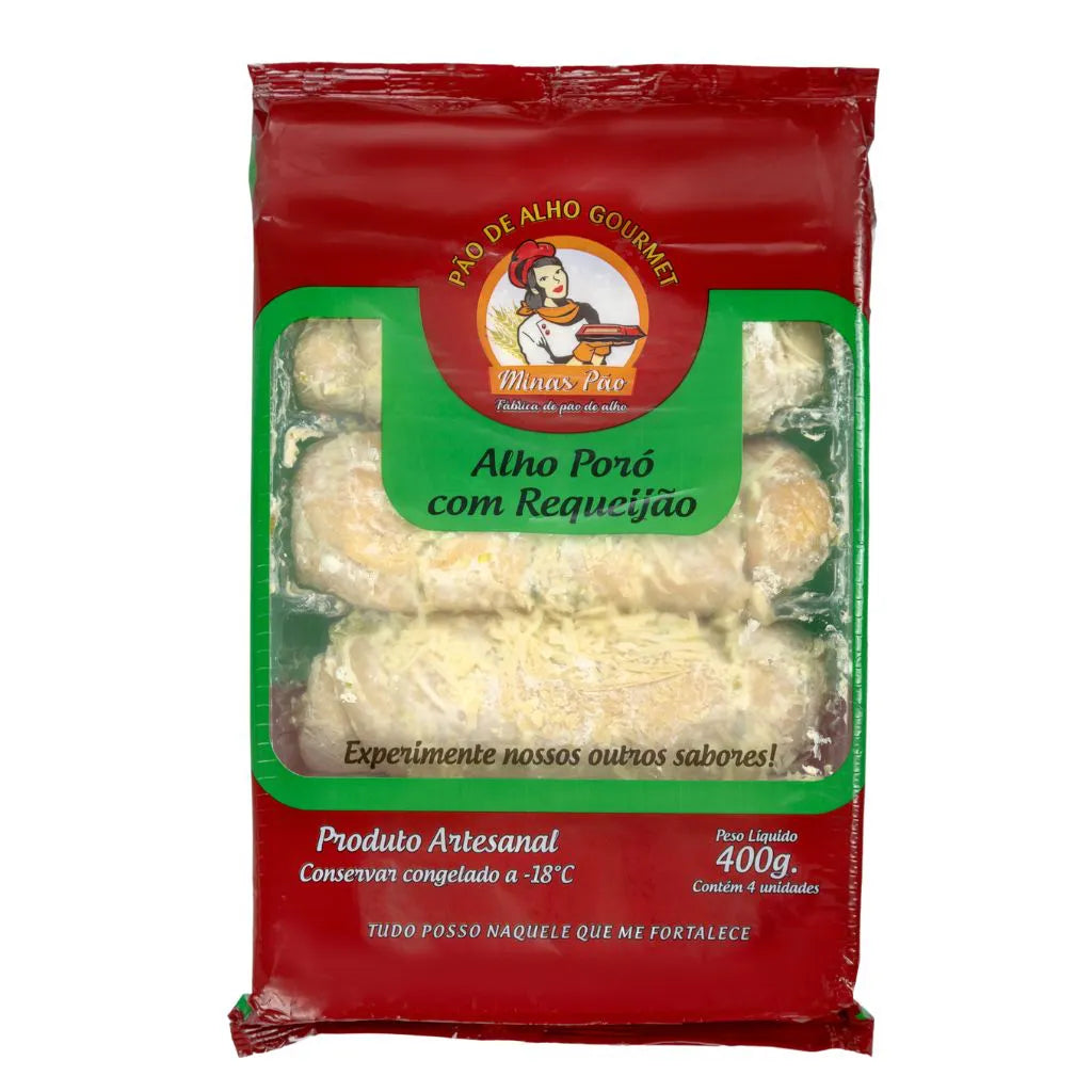 PAO DE ALHO MINAS PAO ALHO PORO COM REQUEIJAO
