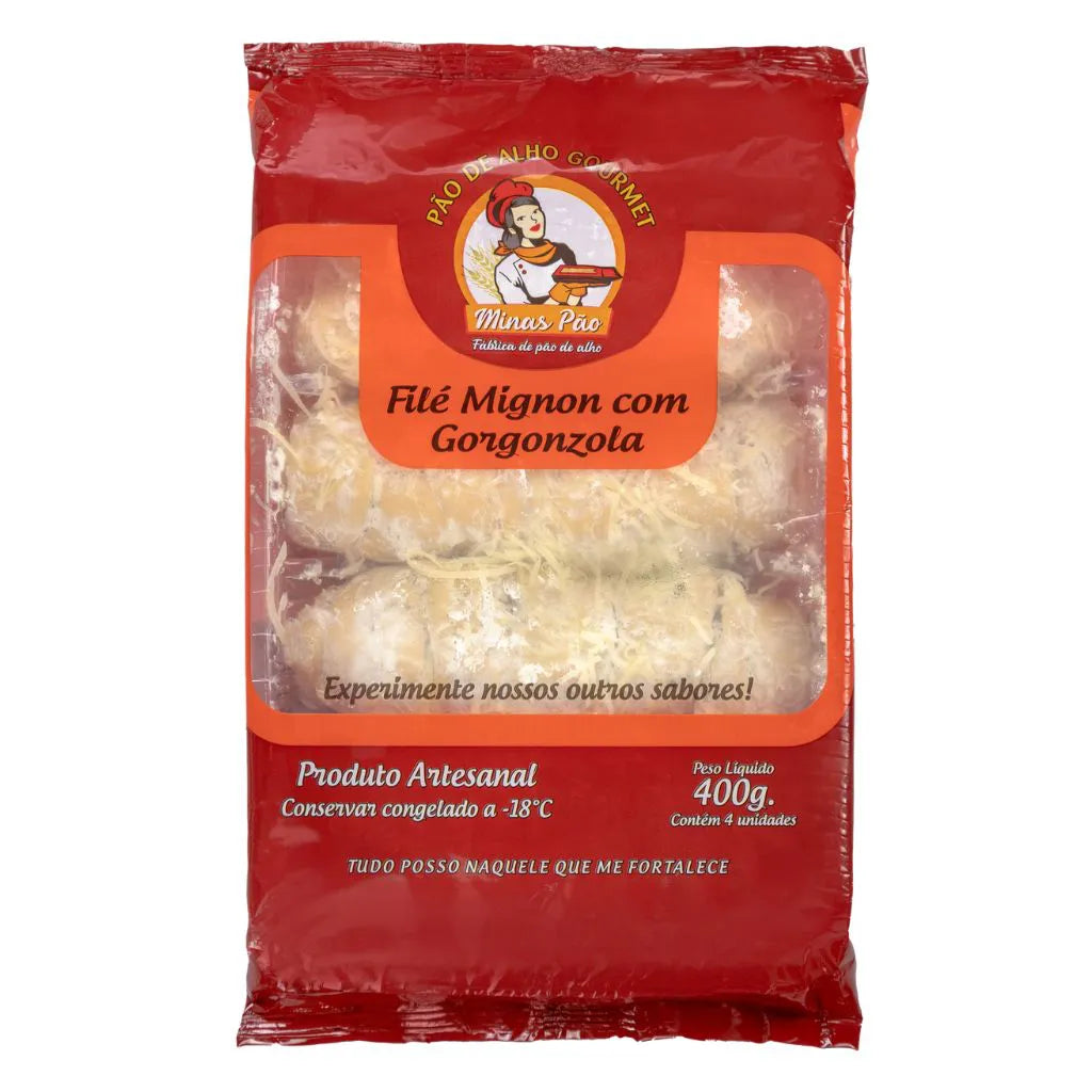 PAO DE ALHO MINAS PAO FILE MIGNON C/GORGONZOLA 50GR