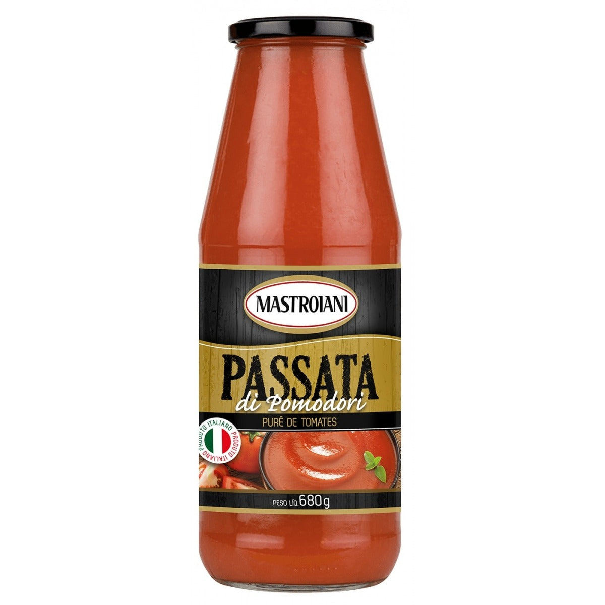 MOLHO DE TOMATE MASTROIANI ALHO LA VIOLETERA 680GR