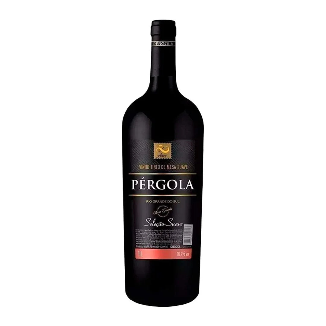 VINHO PERGOLA TINTO SUAVE 1 LITRO