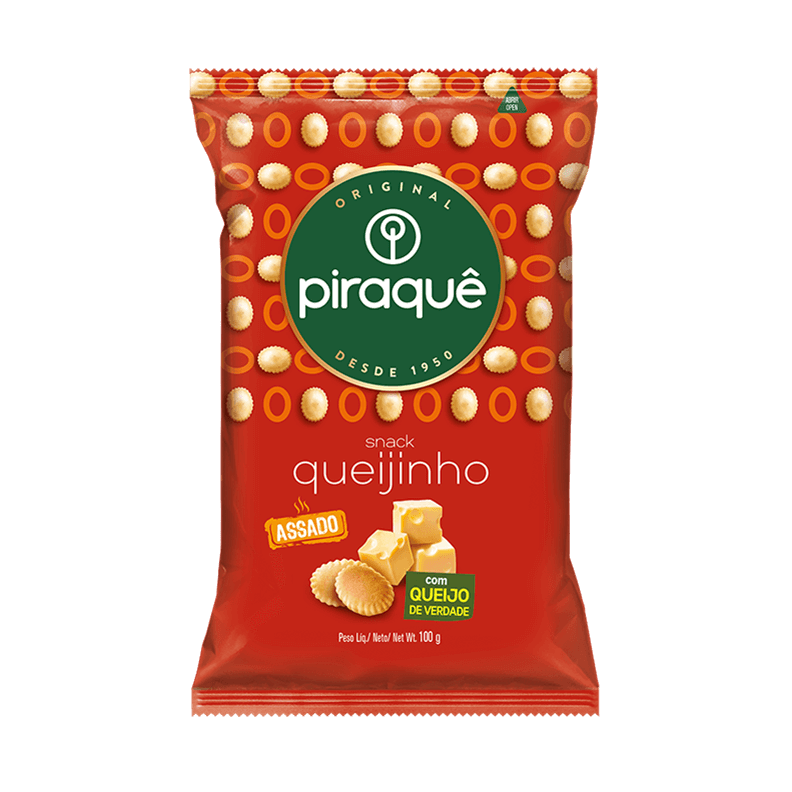 BISCOITO PIRAQUE SALGADINHO QUEIJINHO