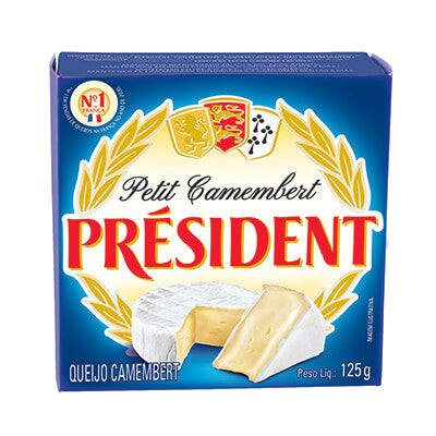 QUEIJO PETIT CAMEMBERT PRESIDENT 125GR