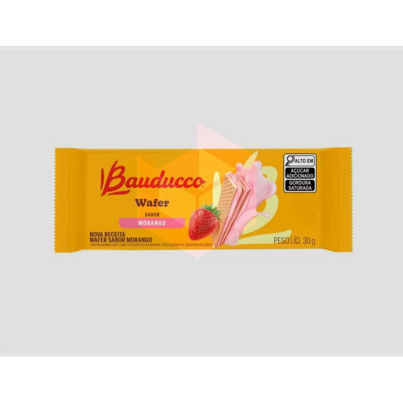 BISCOITO BAUDUCCO WAFER MORANGO