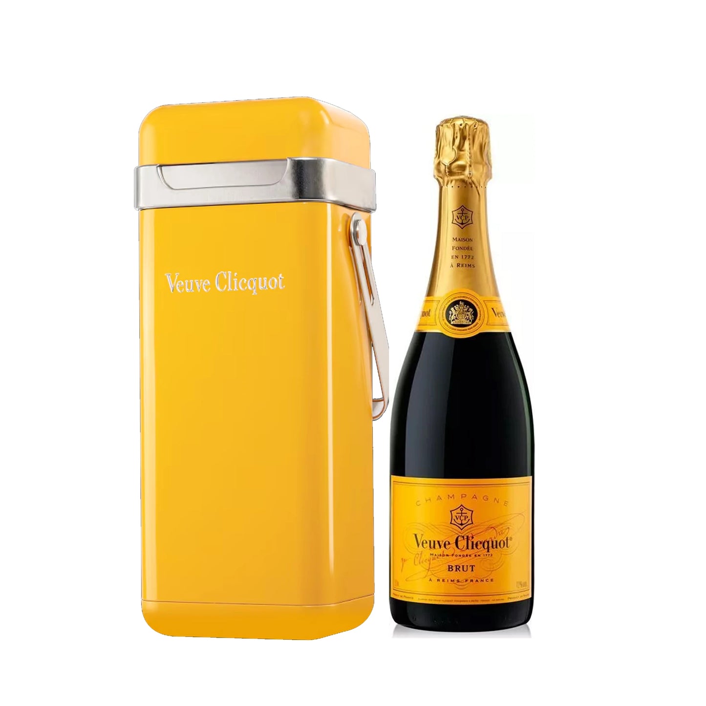 CHAMPAGNE VEUVE CLICQUOT YELLOW BRUT COOLER  750 ML