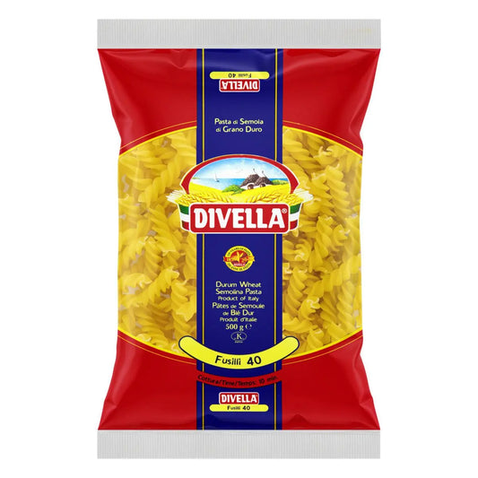 MACARRAO DIVELLA  FUSILLI 500GR