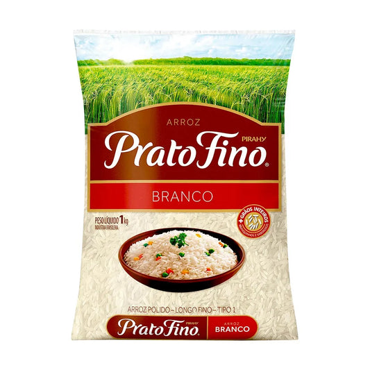 ARROZ BRANCO PRATO FINO 1KG