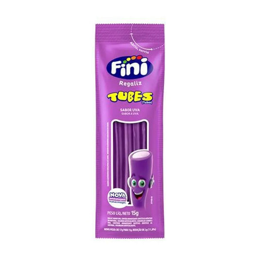BALA FINI TUBES UVA  15GRS