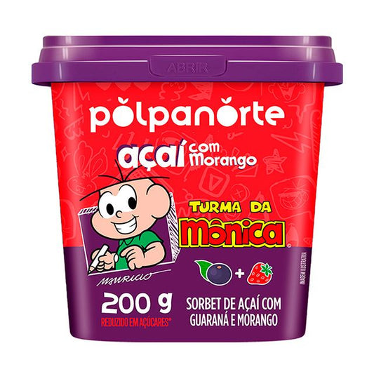 ACAI POLPANORTE C/ MORANGO  200G