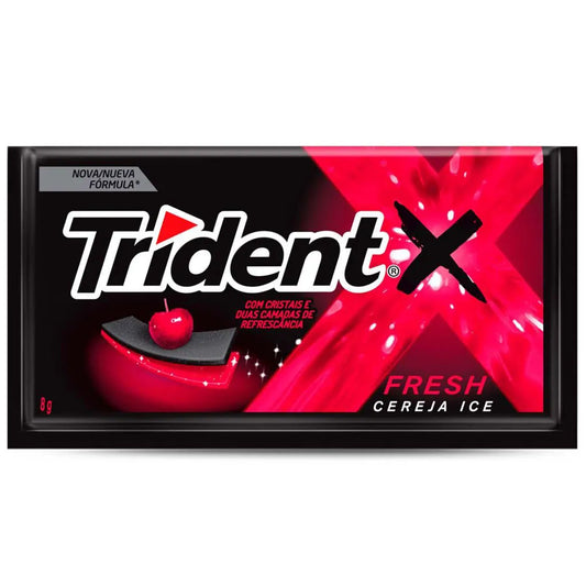 CHICLETE TRIDENT CEREJA ICE