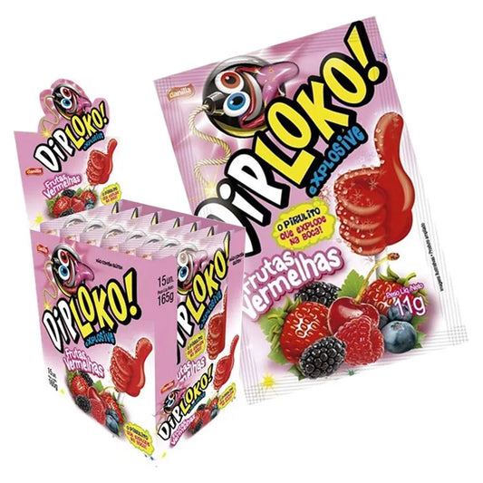 DIP LOKO BOOM FRUTAS VERMELHAS  11G
