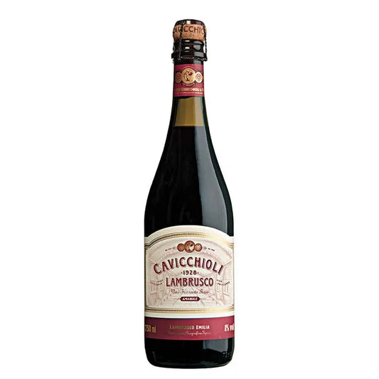 VINHO LAMBRUSCO CAVICCHIOLI FRISANTE TINTO 750 ML