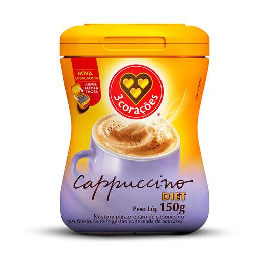 CAPPUCCINO TRES CORACOES DIET 150G