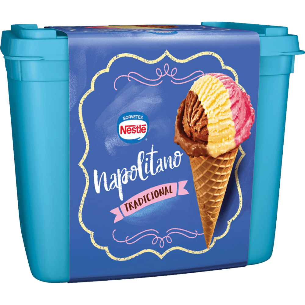 SORVETE NESTLE NAPOLITANO TRAD 1,5L