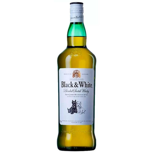 WHISKY BLACK WHITE 1 LITRO
