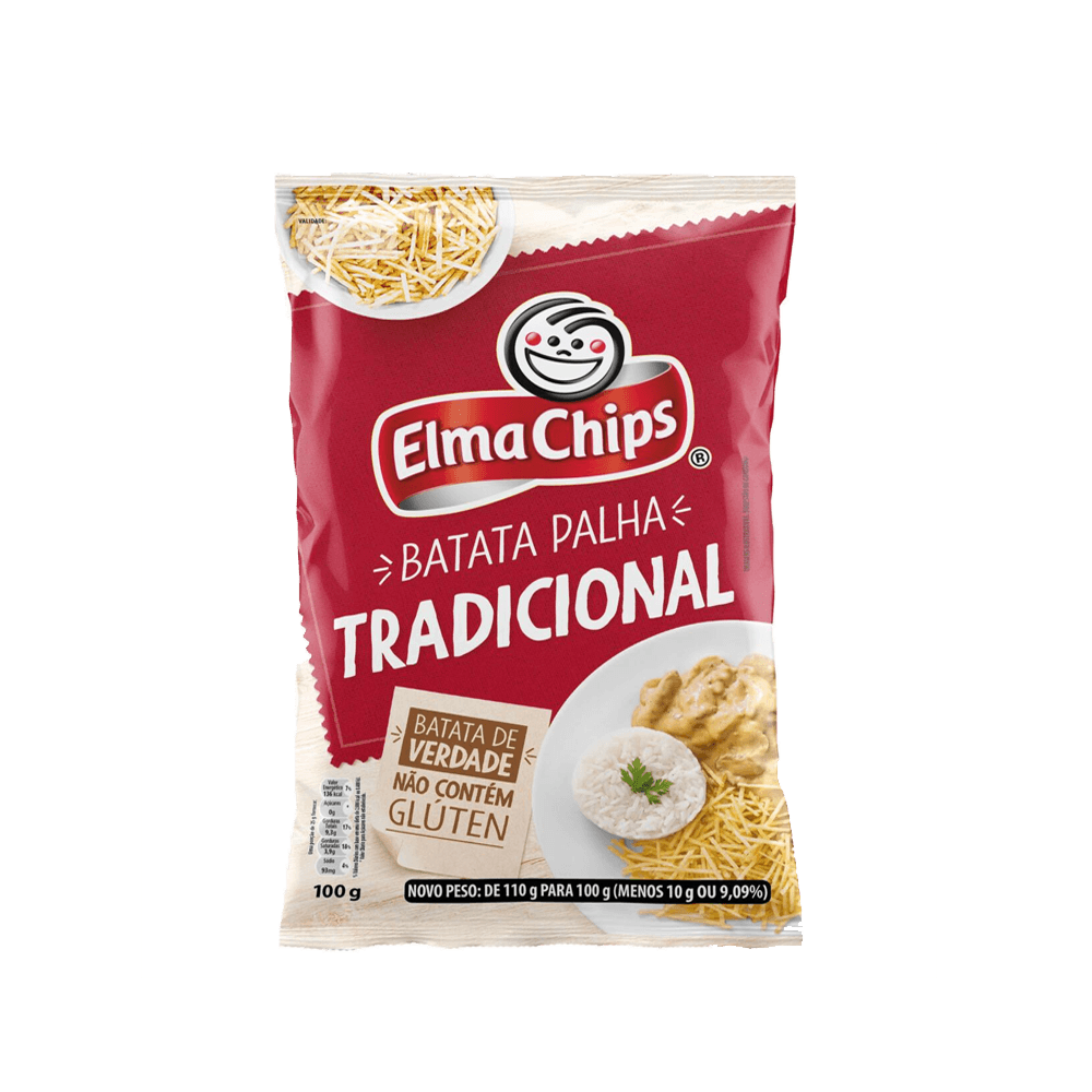 BATATA PALHA NA MESA TRAD ELMA CHIPS 100G