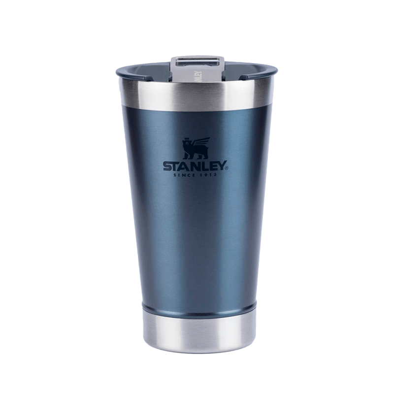 COPO TERMICO DE CERVEJA C TAMPA STANLEY AZUL 473ML