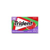 CHICLETE TRIDENT MELANCIA 25.2G