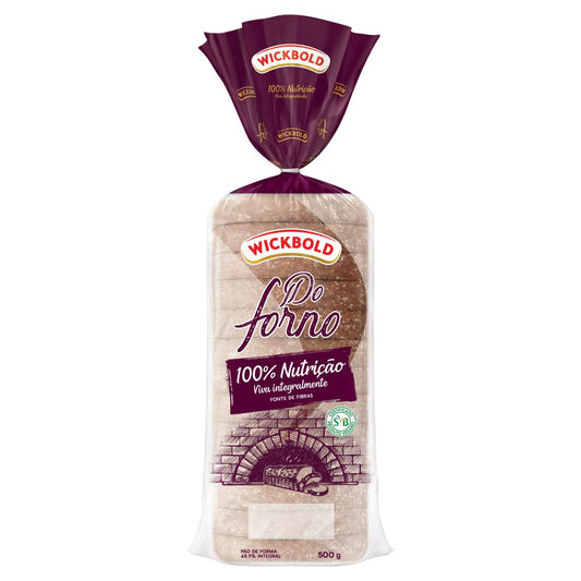 PAO DE FORMA WICKIBOLD 100 NUTRICAO 500G