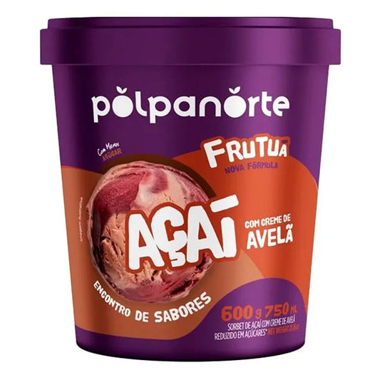 ACAI POLPANORTE C/ CREME DE AVELA 600G