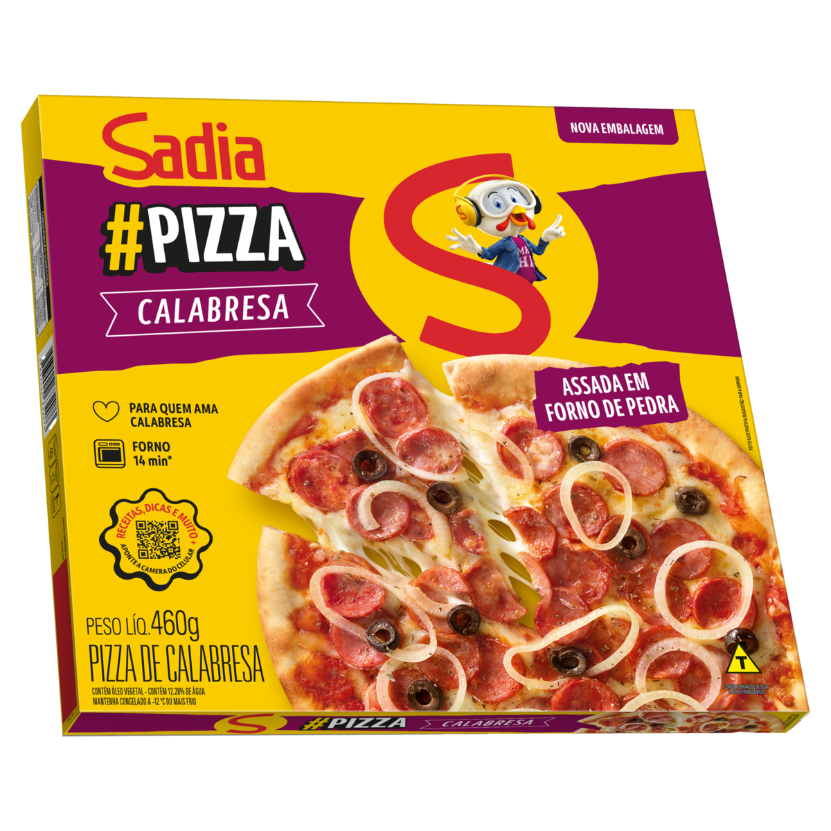 PIZZA SADIA 4 QUEIJOS 460GR