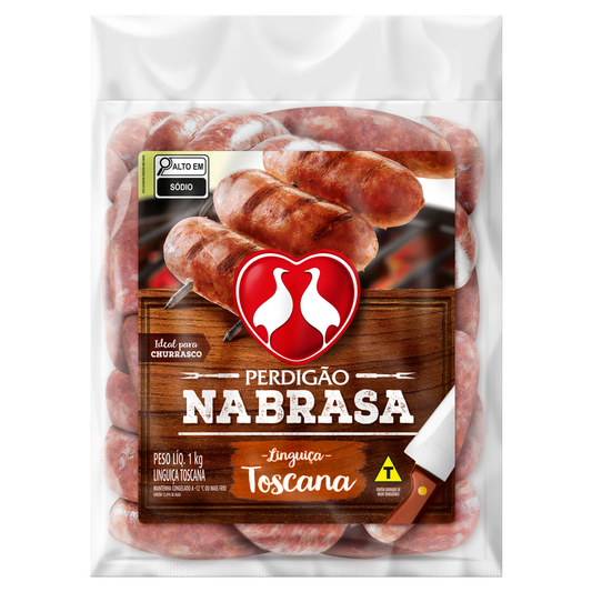 LINGUICA TOSCANA NABRASA PERDIGAO 1KG