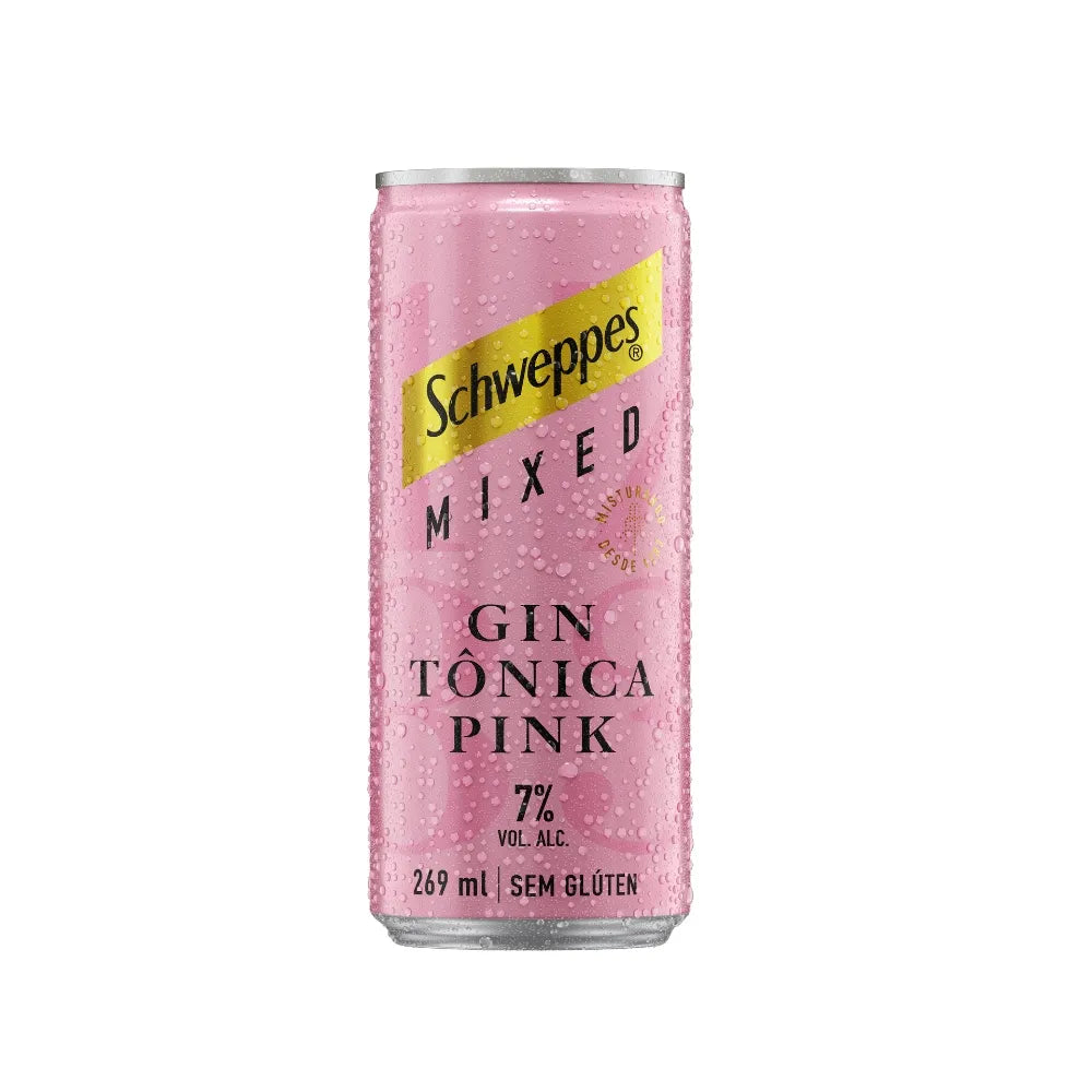 SCHWEPPES MIXED GIN TONICA PINK 269ML