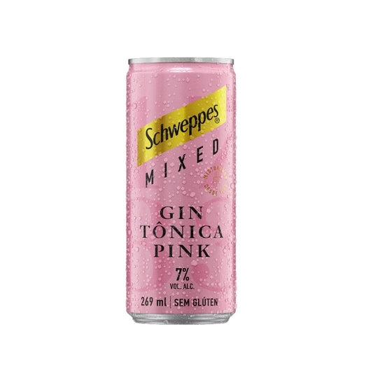 SCHWEPPES MIXED GIN TONICA PINK 269ML
