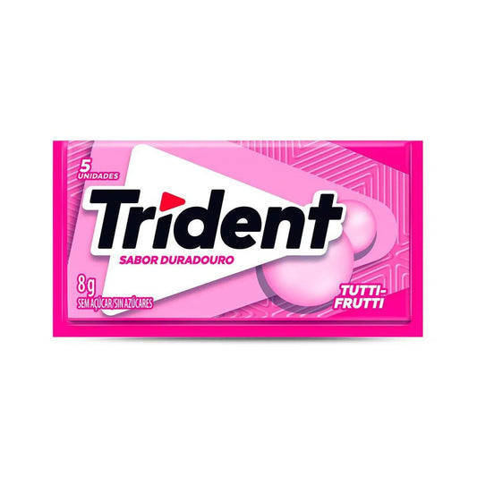 CHICLETE TRIDENT TUTTI-FRUTTI