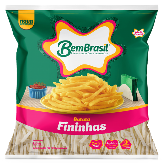 BATATA FININHA PRE FRITA BEM BRASIL 400G