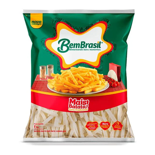 BATATA MAIS BATATA PRE FRITA 1KG