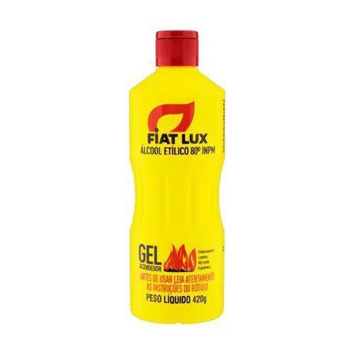 ALCOOL FIAT LUX ACENDEDOR  EM GEL 420 ML